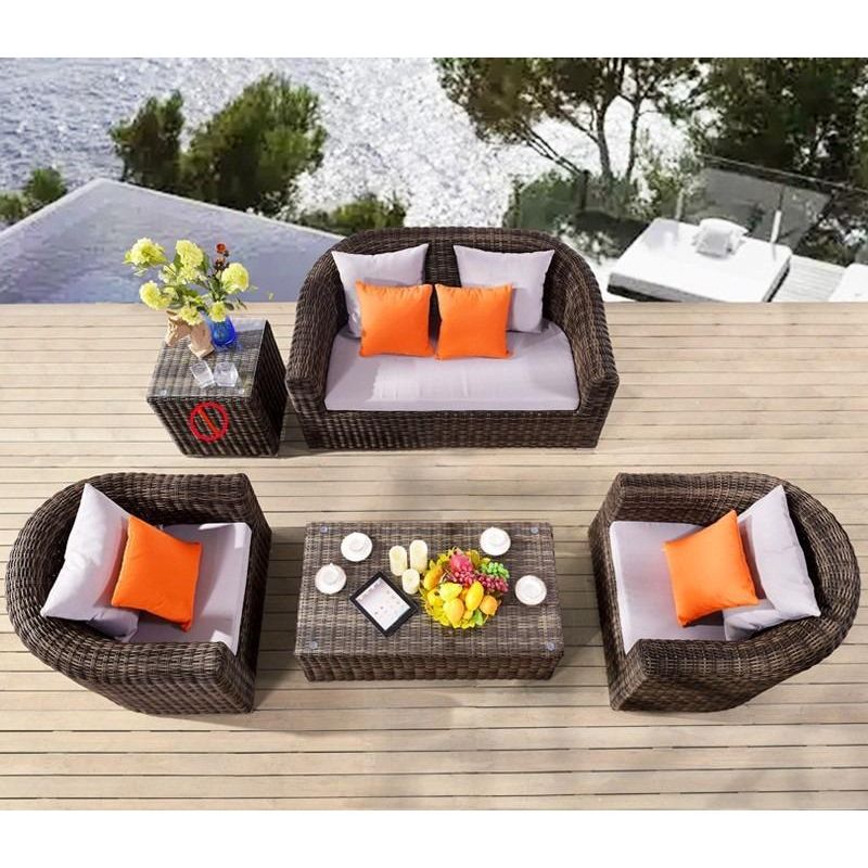 戶外沙發套裝 | 單件 | PE藤 藤編 | 沙發茶几 |