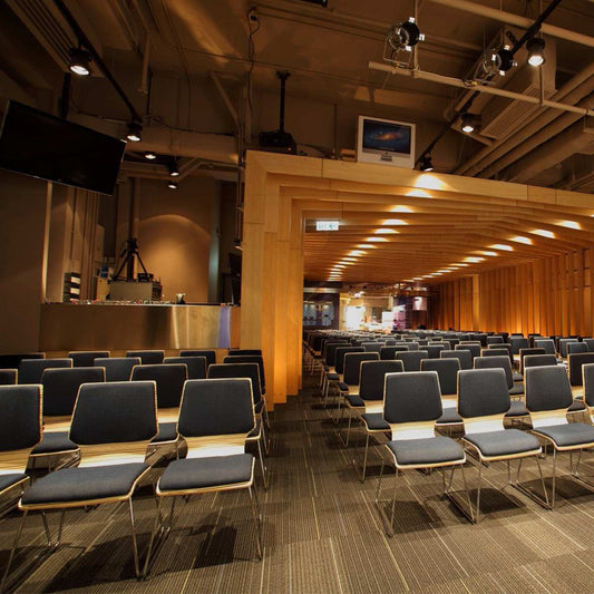 歌劇廳曲木椅 演講臺觀衆椅子 舒適軟包靠背椅 TCH00227-1