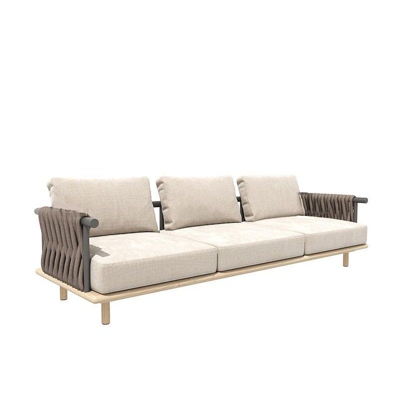 戶外沙發套裝 | 單件 | 織帶 白蠟木