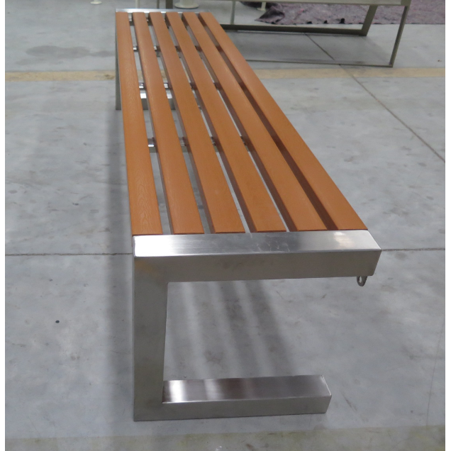Outdoor eco-friendly wooden bench park bench (can be customized in size) EFWB-003
