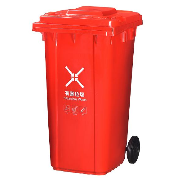 Outdoor space PRB360 commercial trash bin 360L large capacity design