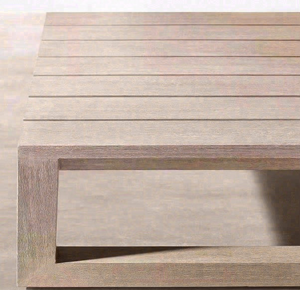 Outdoor Teak Ottoman Footrest