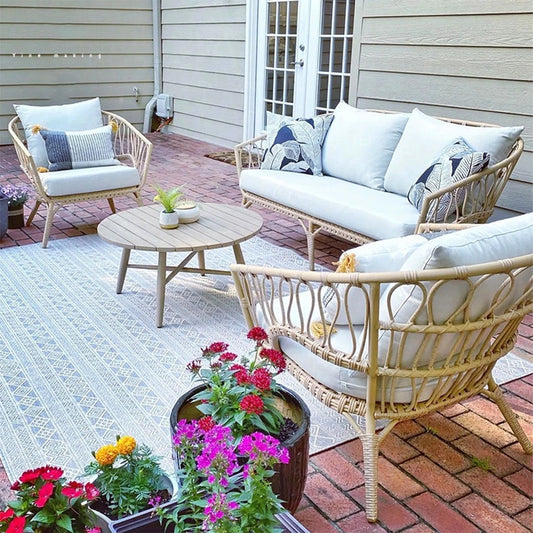 戶外沙發套裝 | 單件 | 藤編 | 沙發茶几 | 防水