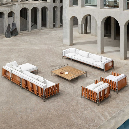 戶外沙發套裝 | 單件 | 鋁合金 | PE藤 | 茶几 |