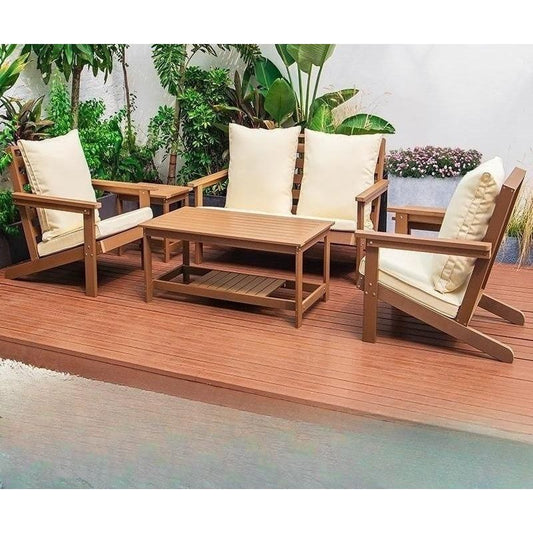 戶外沙發套裝 |單件| 塑木 沙發 茶几