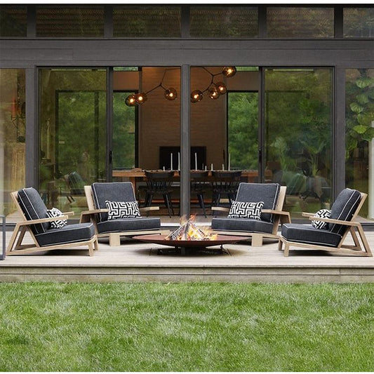 戶外沙發組合 |單件| 柚木/鋁合金