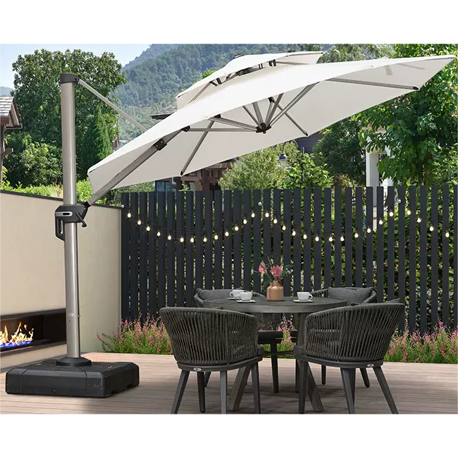 Sunbrella 布 4米 圓形 太陽傘 水座