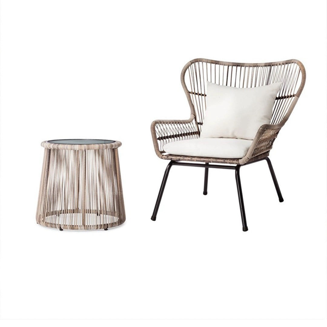 戶外沙發組合|單件| 藤編椅 茶几