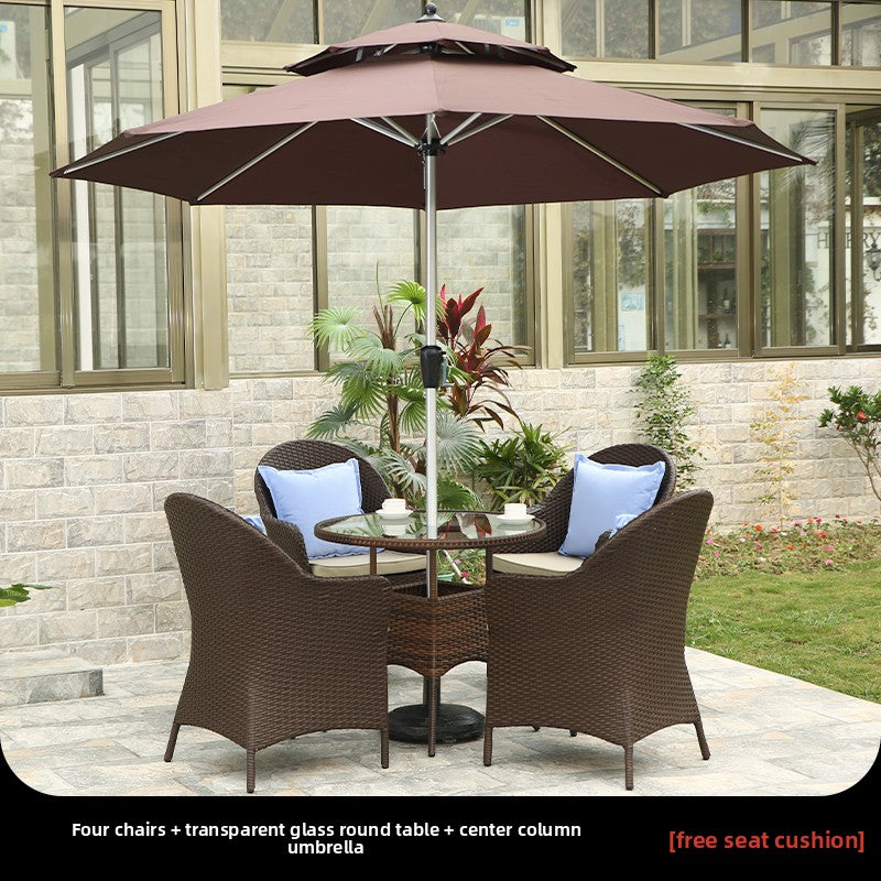 Outdoor PE Rattan Dining Set TC100