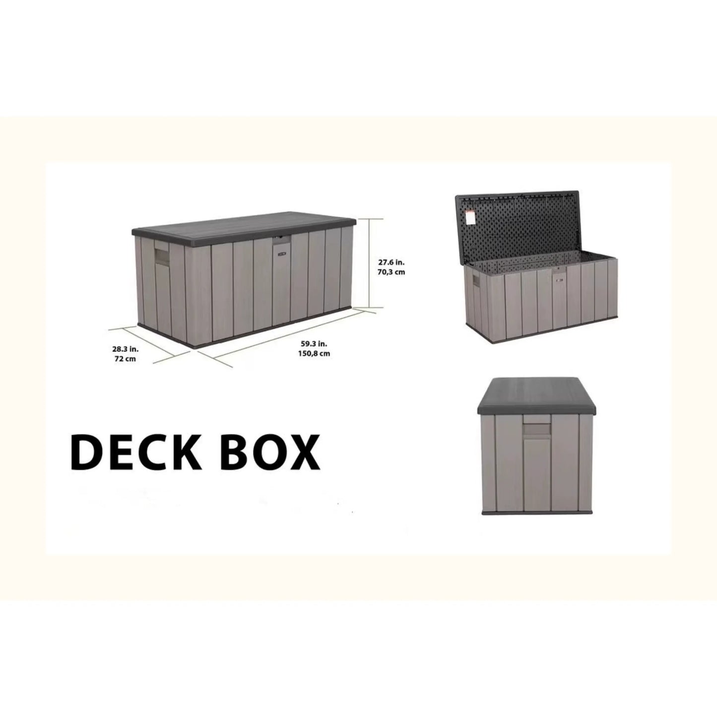 Lifetime 60215 Outdoor Storage Box