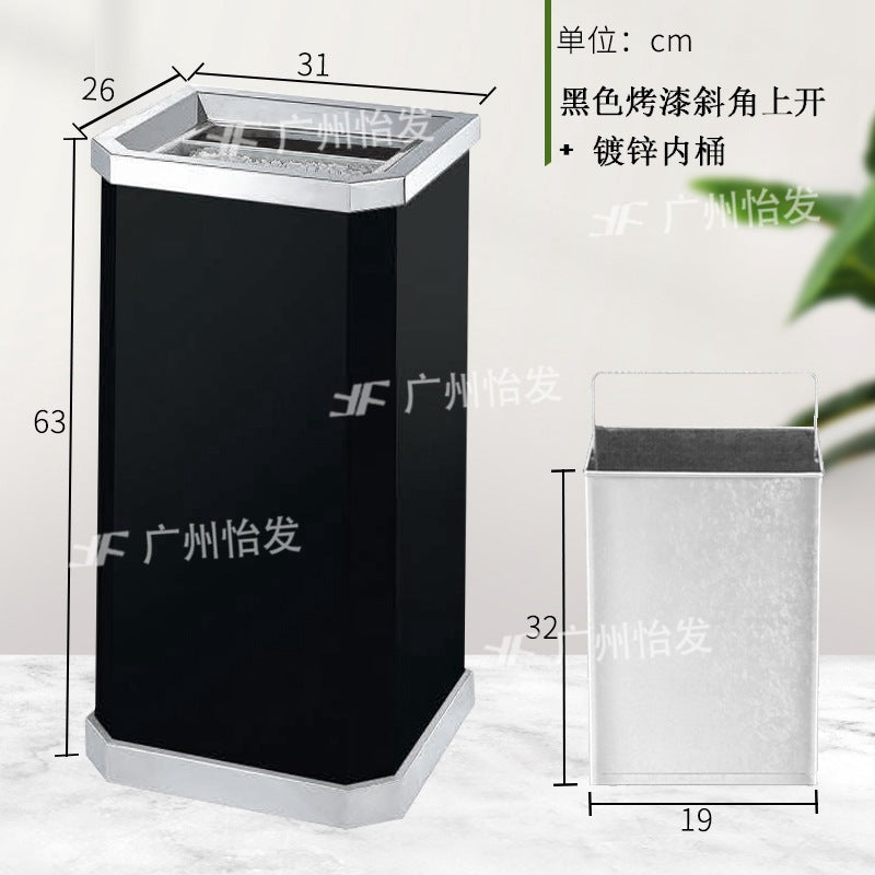 酒店大堂垃圾桶 款錐形不鏽鋼煙灰桶 會所走廊垃圾筒 TCH00111-1