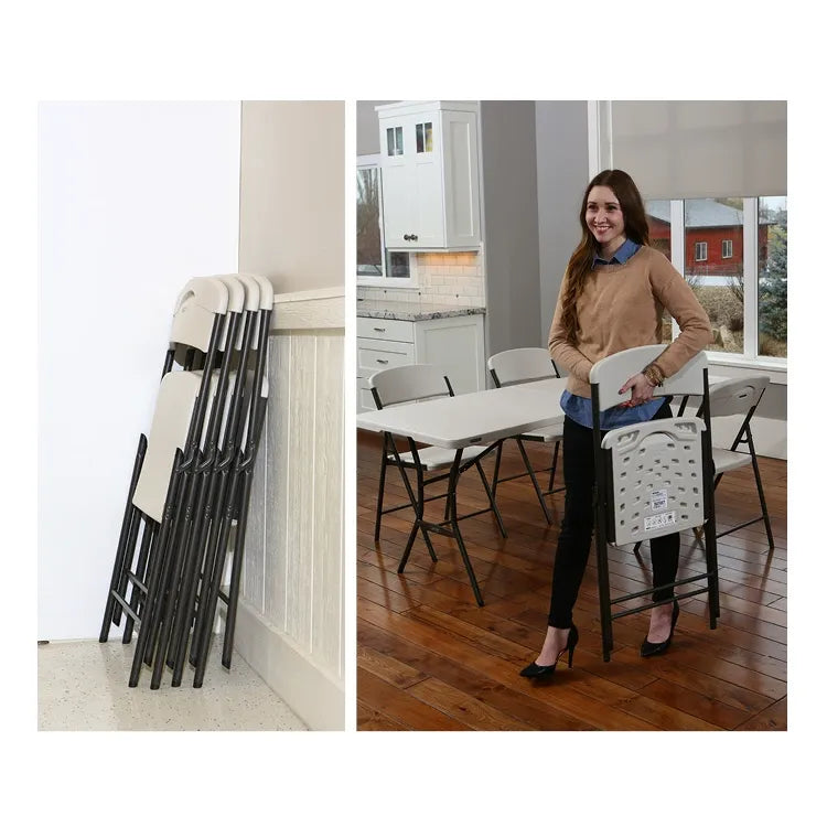 Set of 2 Lifetime HDPE Chairs, Folding Chair, Lifetime-Chair-01