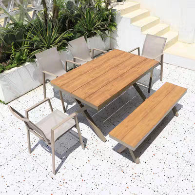 戶外北歐桌椅子藤編防水耐曬簡約別墅庭院花園陽臺咖啡 TCH00532