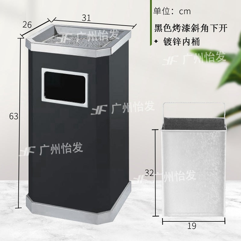 酒店大堂垃圾桶 款錐形不鏽鋼煙灰桶 會所走廊垃圾筒 TCH00111-1