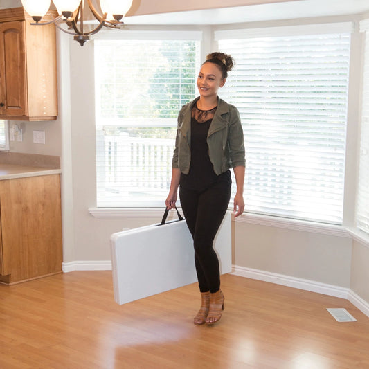 美國 Lifetime HDPE桌子 94cm方桌 折疊款 Lifetime-Table-04