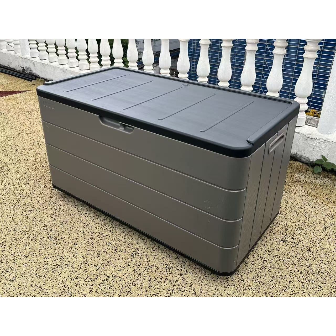HDPE 長方形戶外防水儲物櫃 CH0006 正面全景