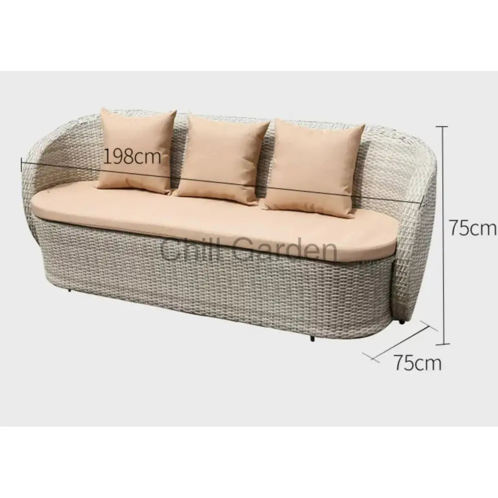 戶外沙發 ︳沙發 咖啡桌︳戶外傢俬 Sofa022
