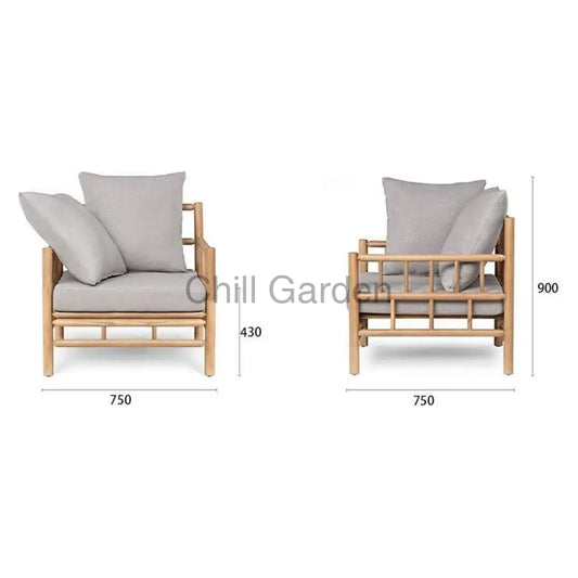 戶外沙發 ︳沙發 咖啡桌︳戶外傢俬 Sofa026