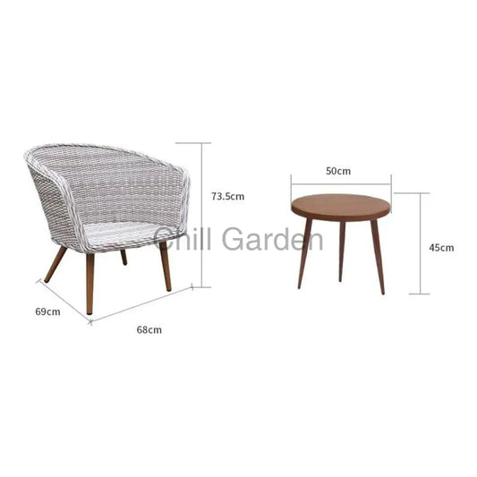 戶外沙發 ︳沙發 咖啡桌︳戶外傢俬 Sofa042