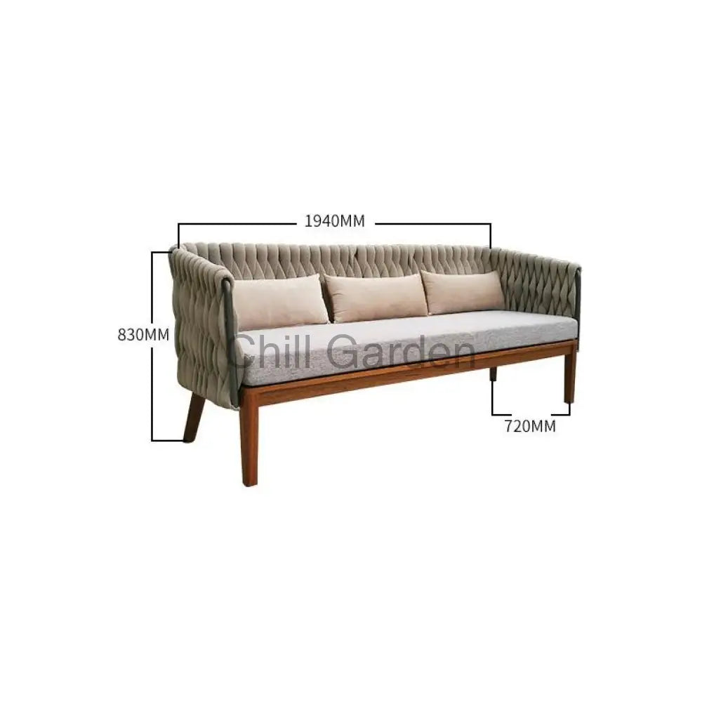 戶外沙發 ︳沙發 咖啡桌︳戶外傢俬 Sofa046