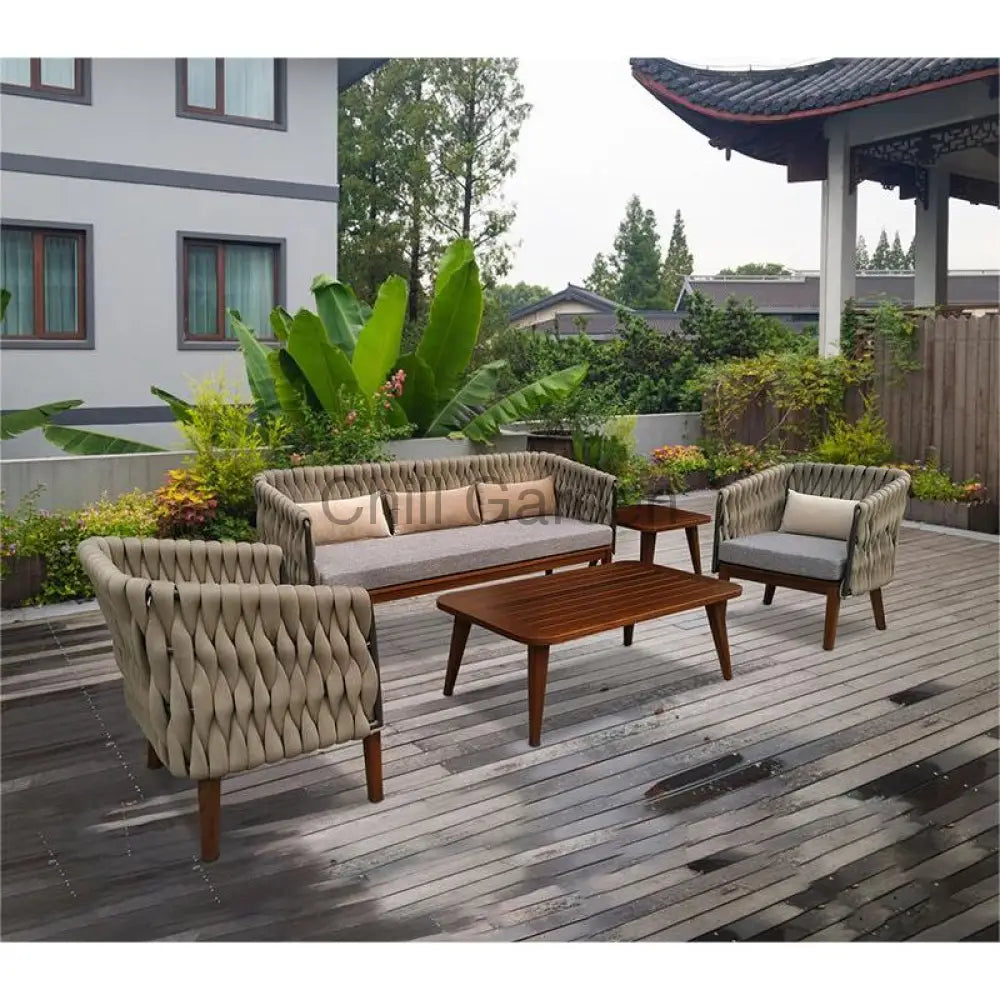 戶外沙發 ︳沙發 咖啡桌︳戶外傢俬 Sofa046