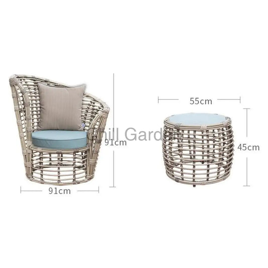 戶外沙發 ︳沙發 咖啡桌︳戶外傢俬 Sofa050