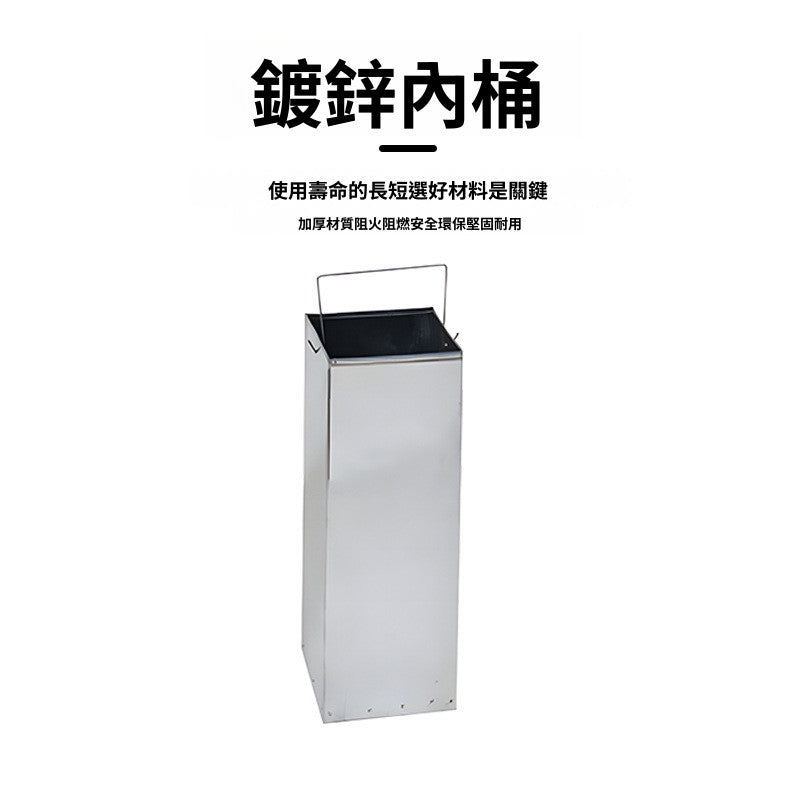 立式煙灰柱戶外不鏽鋼酒店商場吸煙區煙蒂柱煙頭收集器滅煙垃圾桶 TCH00161-1