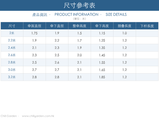 01 尺寸參考表