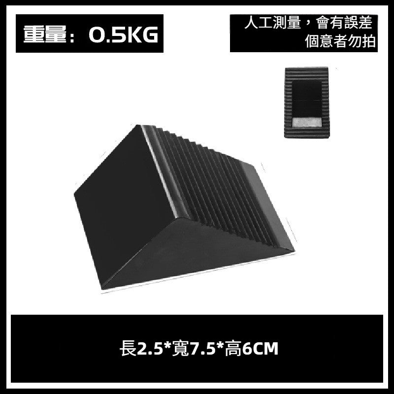 三角木止退器大小貨車 防溜車 汽車 輪胎防滑便攜式橡膠停車 位阻車 器 TCH00021-1