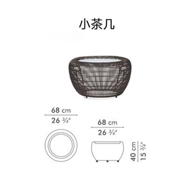 户外沙發套裝 | 單件 | 藤編 | 藤椅 | 茶几 | 鳥巢 |