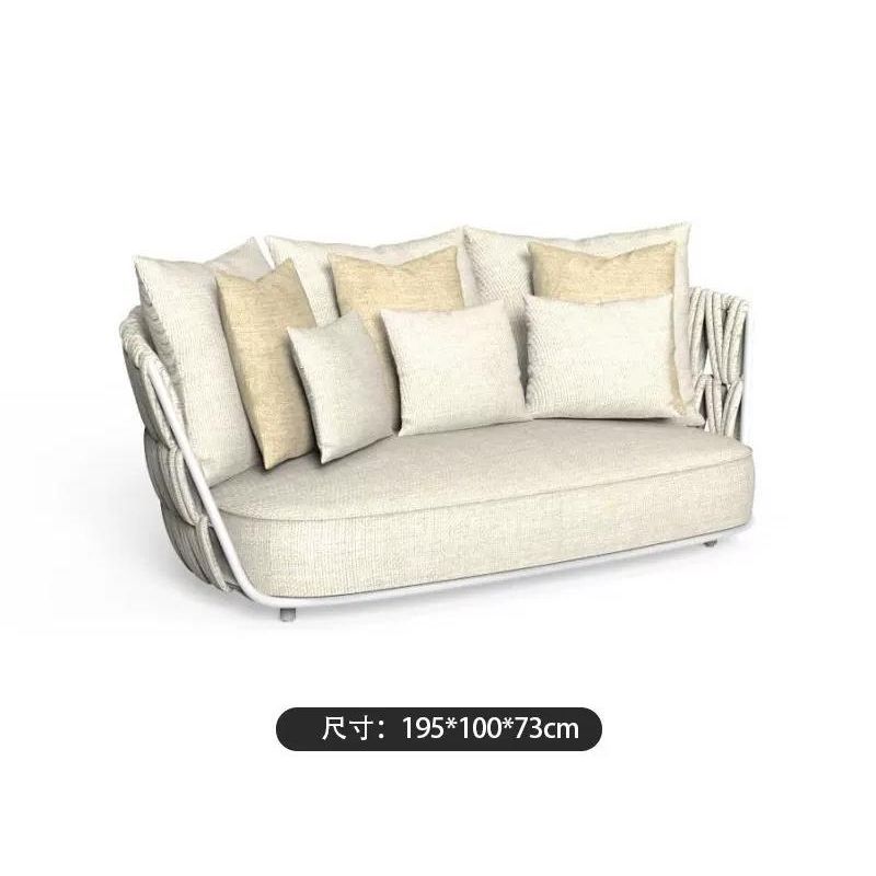 戶外沙發套裝 |單件| 編織網繩 鋁合金