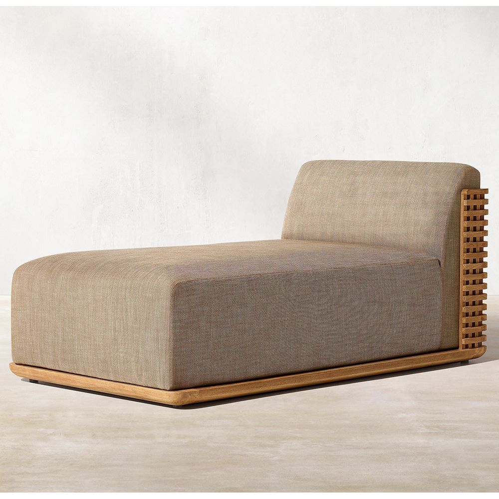 戶外防水沙發套裝 | 單件 | 柚木 拉絲做舊 | 餐檯椅 沙發 | SUNBRELLA布