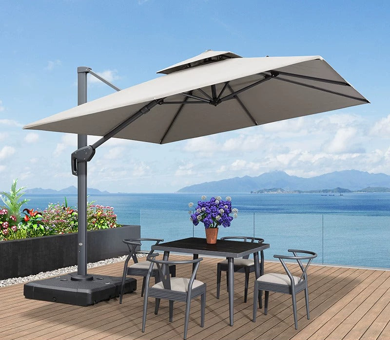 專業款 Sunbrella 3米方形太陽傘（11cm傘桿）兩色可選 SUN052