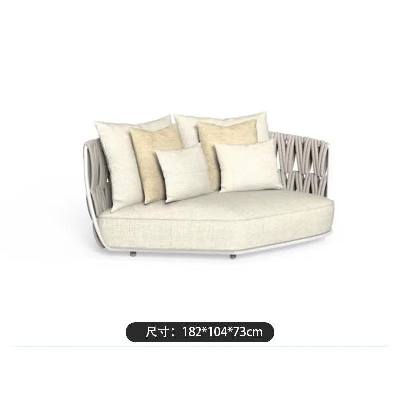 戶外沙發套裝 |單件| 編織網繩 鋁合金