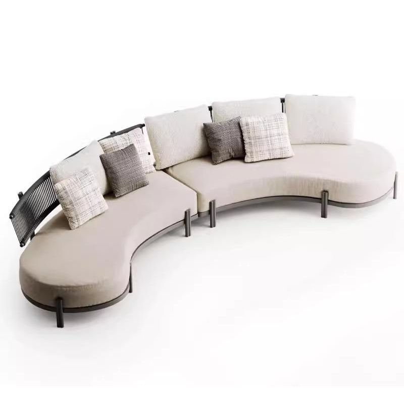 戶外沙發套裝 |單件| 弧形 編織藤 自由組合