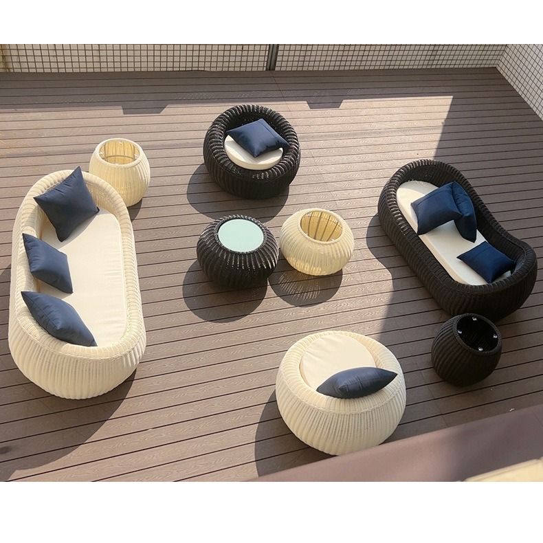 戶外沙發套裝 | 單件 | 藤編 | 茶几  | 沙發 |