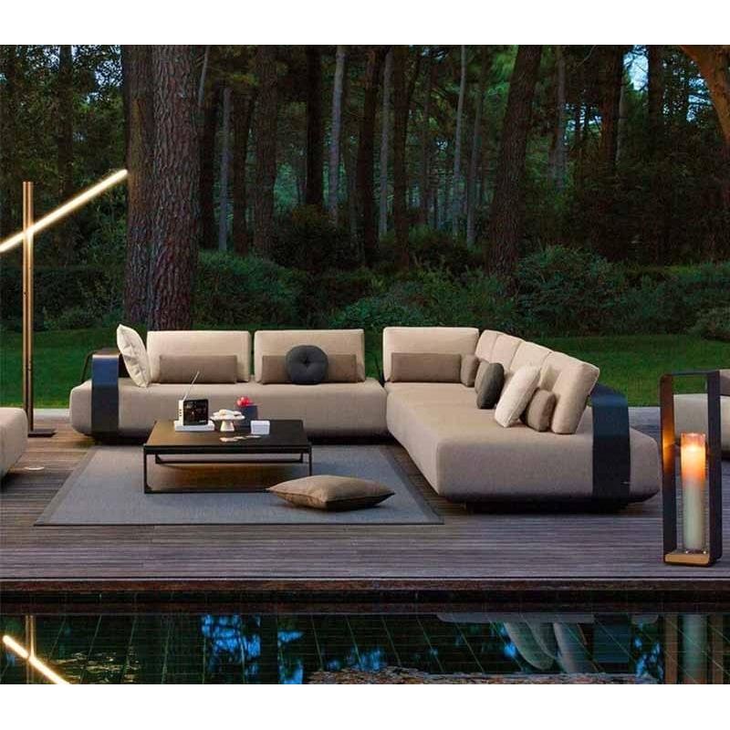 戶外沙發套裝 | 單件 | 鋁合金 大理石 茶几 沙發床