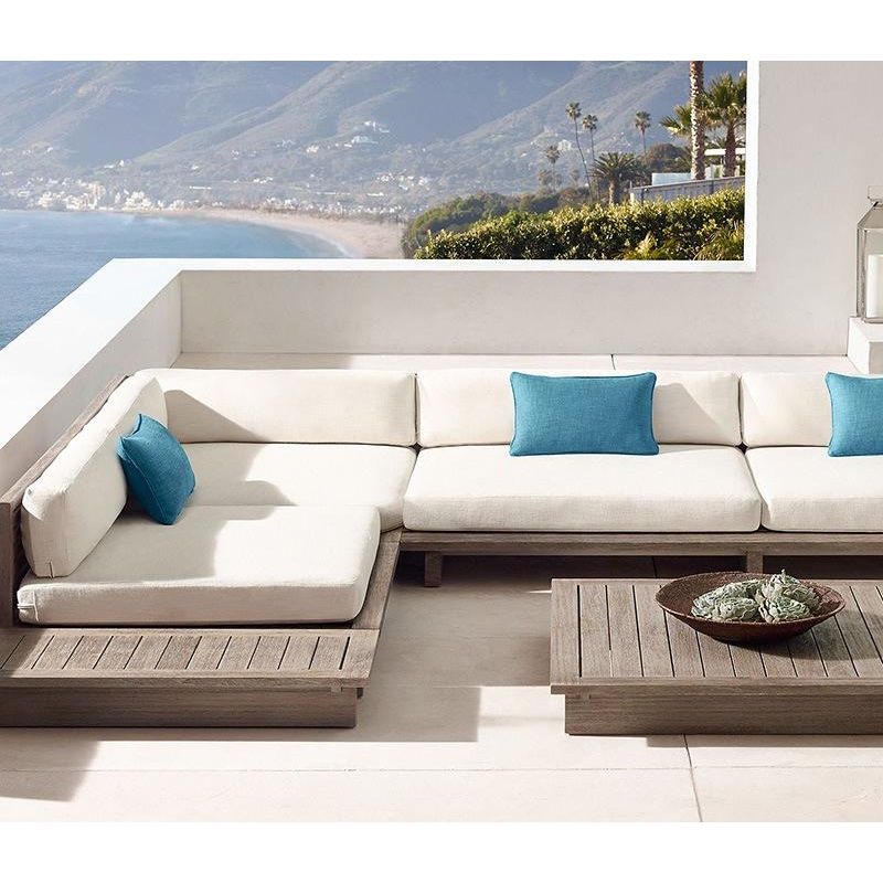 戶外沙發套裝 單件 柚木