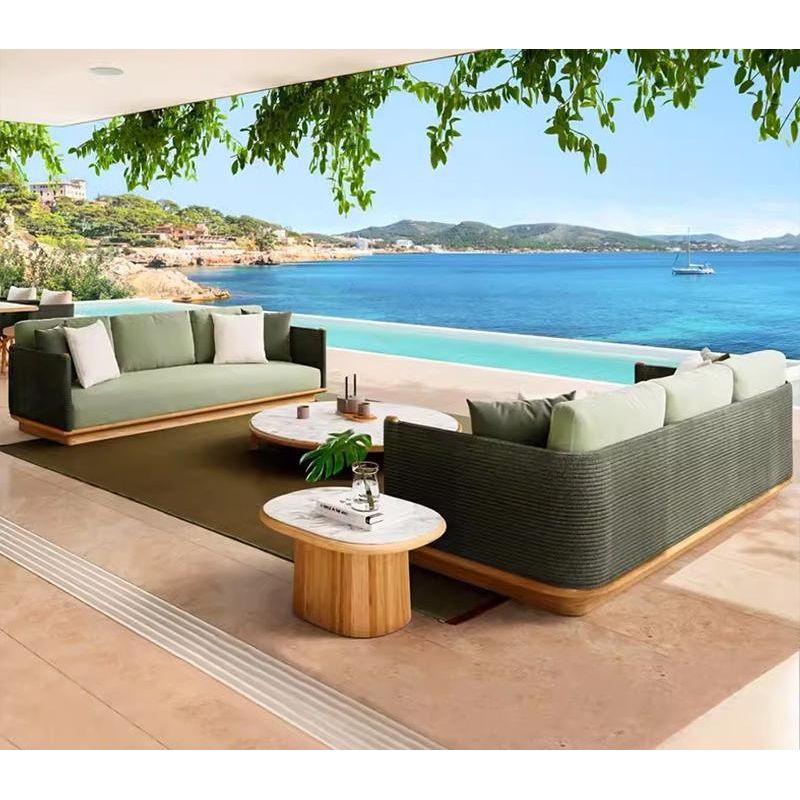 戶外沙發套裝 |單件|  茶几 鋁合金 繩編