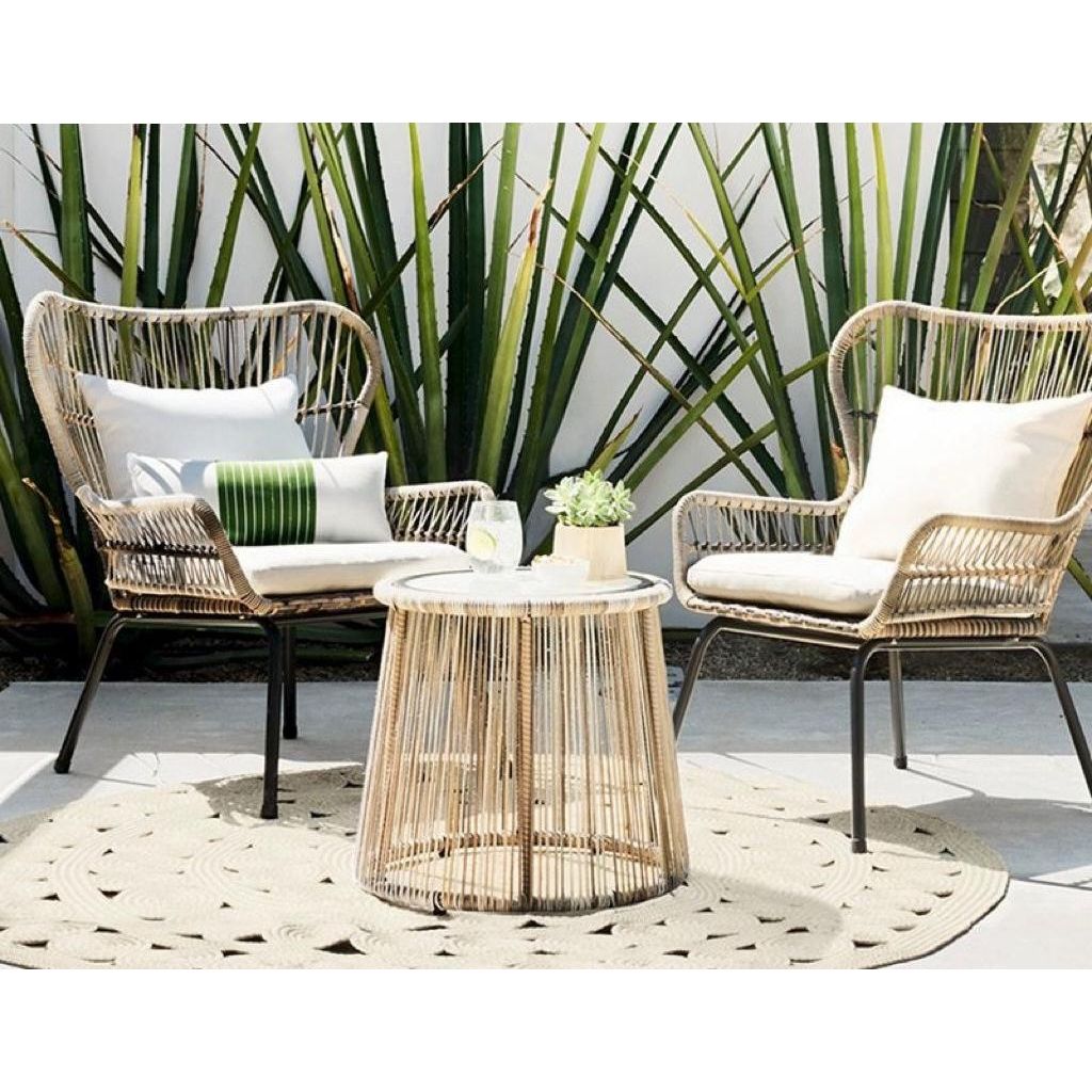 戶外沙發組合|單件|  藤編椅 茶几