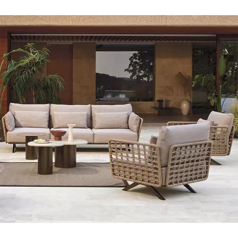 戶外沙發套裝 | 單件 | 藤編 茶几 沙發床