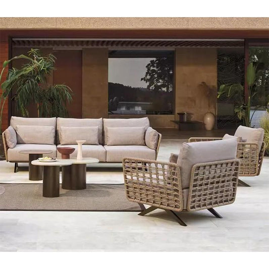 戶外沙發套裝 | 單件 | 藤編 茶几 沙發床