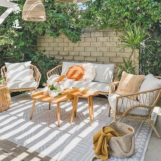 戶外沙發套裝 | 單件 | 藤編 | 沙發茶几 | 防水