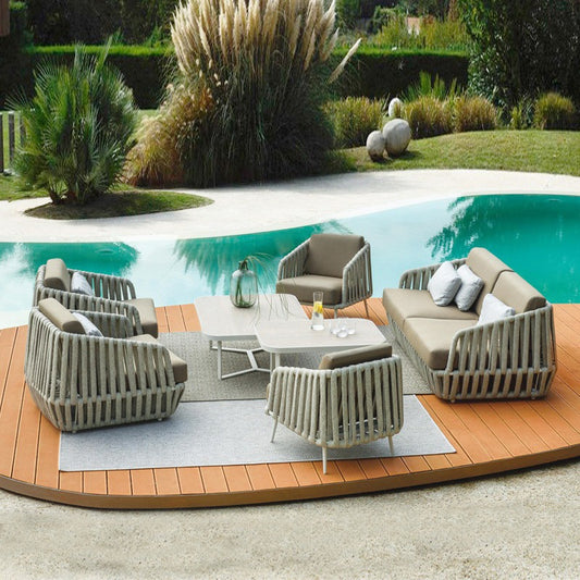 戶外沙發套裝 | 單件 | 繩編 | 雙人沙發 |