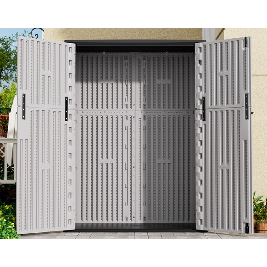 CH0007 - HDPE Outdoor Double-Layer Waterproof Storage Cabinet | Outdoor Cabinet | Waterproof Cabinet | Tool Cabinet | Storage Cabinet | Patio Cabinet