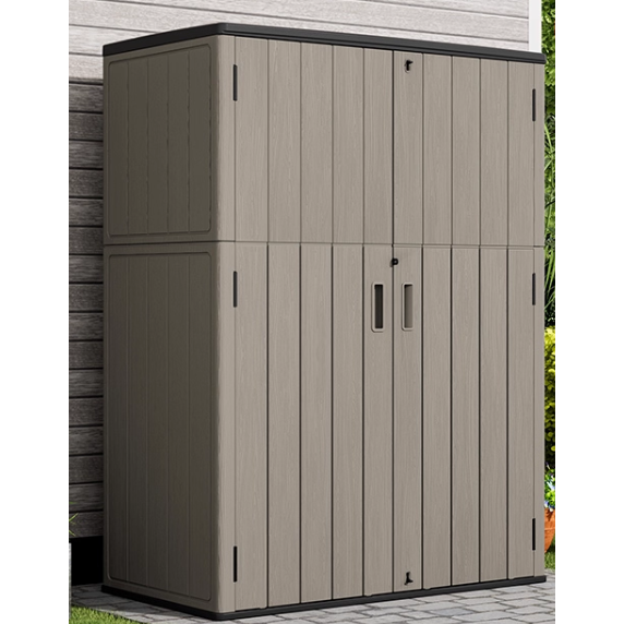 CH0007 - HDPE Outdoor Double-Layer Waterproof Storage Cabinet | Outdoor Cabinet | Waterproof Cabinet | Tool Cabinet | Storage Cabinet | Patio Cabinet