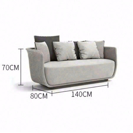 SOFA014編織藤椅扶手工藝細節