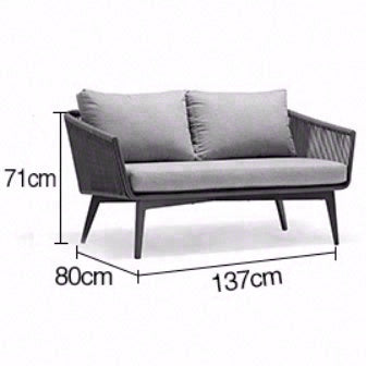 戶外繩編沙發套裝 1+1+2+茶几  SOFA057 細節特寫
