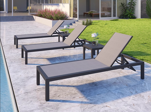 Sun Lounger Waterproof Outdoor Beach Chair SL012