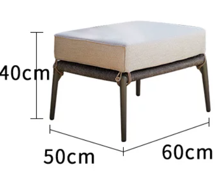 Outdoor Single Seat Tea Set (3-in-1) Sofa Coffee Table SOFA037